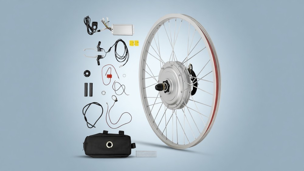 HCYHSLH 24 Inch 36V 750W Conversion Kit Review: Front Hub Upgrade