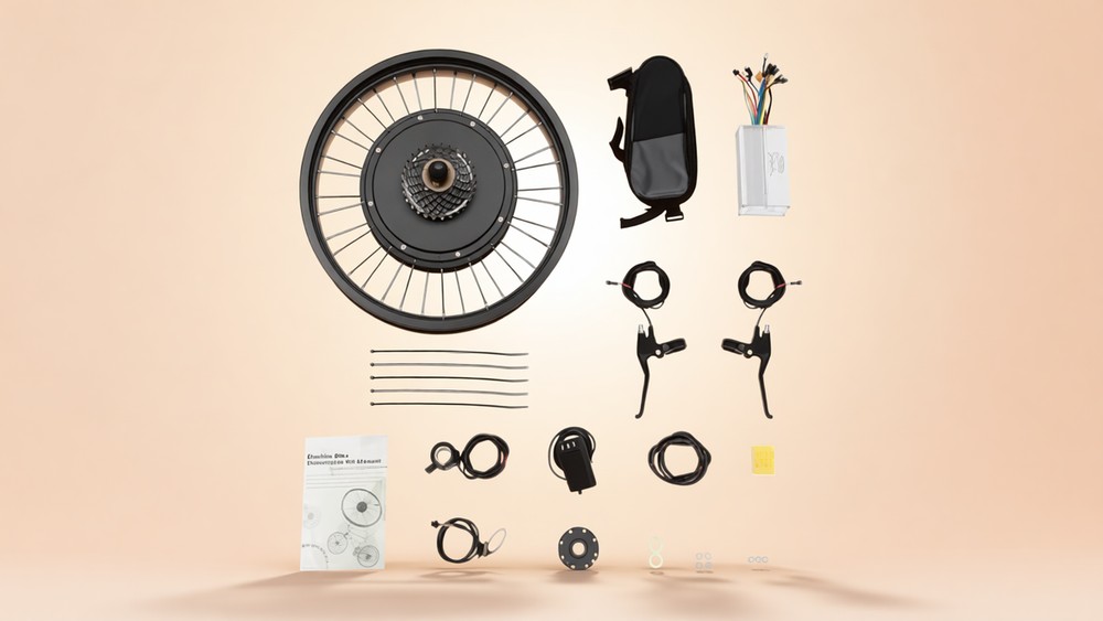 INPAITOO 48V 1000W rear wheel conversion kit