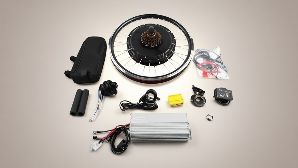 QUEWATSA 48V 1000W 20 inch rear hub conversion kit