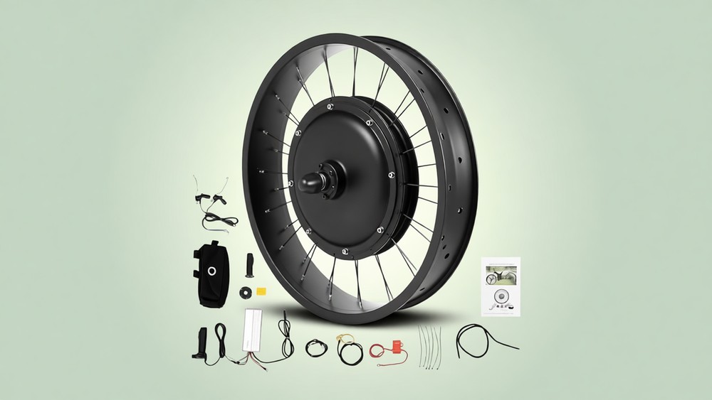 SHZICMY 48V 1000W fat tire front wheel conversion kit