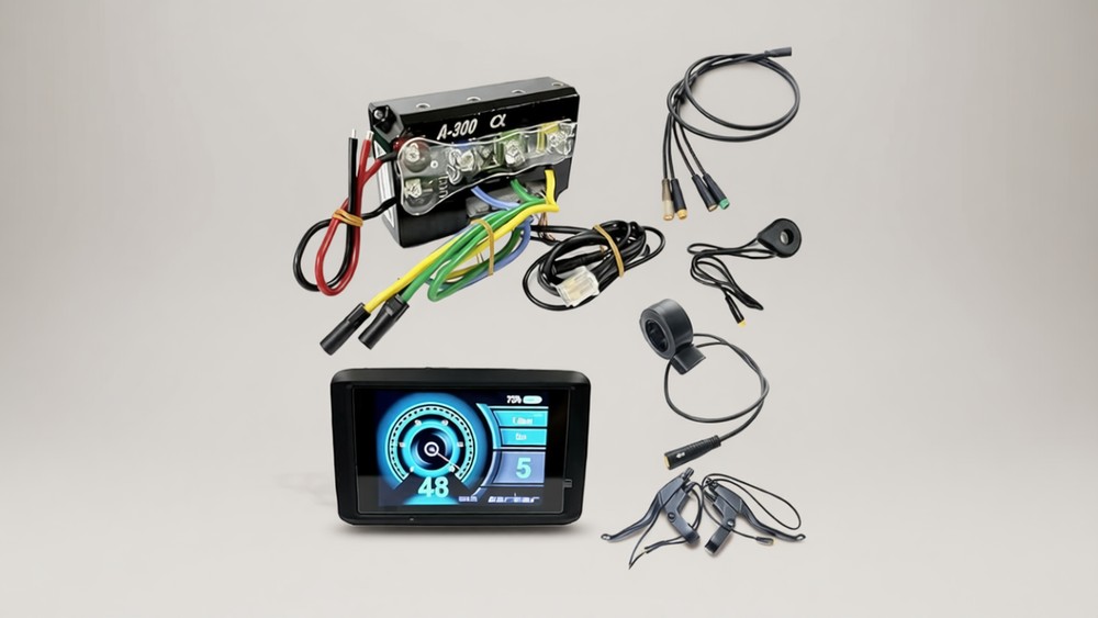 SZWEDI 72V 5000W kit mounted view