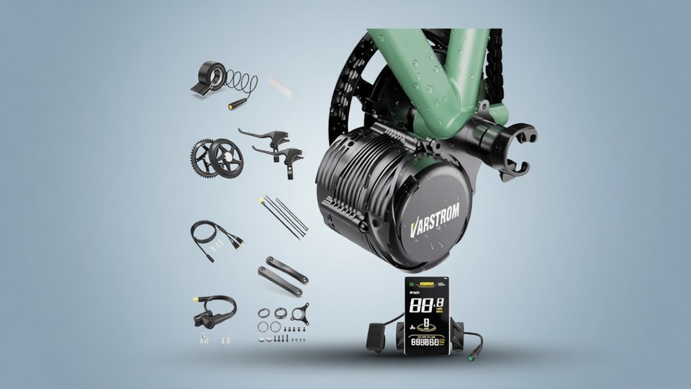 Varstrom TS-DZ8 mid drive ebike conversion kit