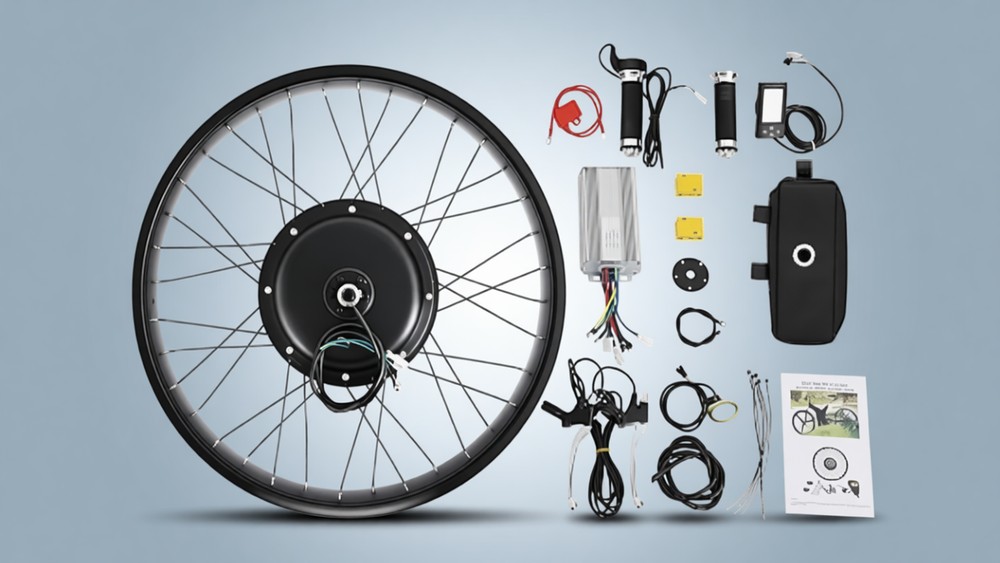 YUNLAIGOTOP 1500W rear wheel hub ebike conversion kit