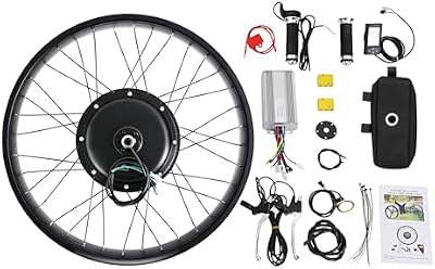 YUNLAIGOTOP 26 inch rear wheel 1500W hub motor conversion kit with LCD display and controller