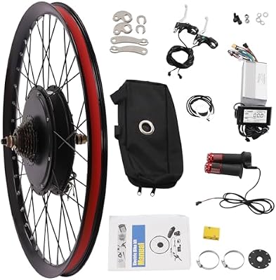 GOSHET 29-inch 2000W rear wheel hub ebike conversion kit with LCD display and complete controller package