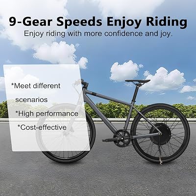 GOSHET 2000W rear wheel hub ebike conversion kit detail view