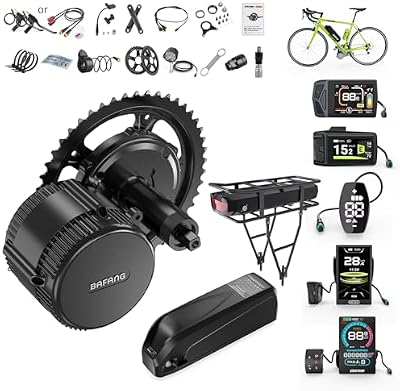 BAFANG BBS-HD mid drive ebike motor kit with CAN bus controller and mounting hardware