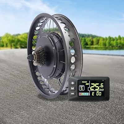 MIOUYTRT 2000W conversion kit wheel and motor detail
