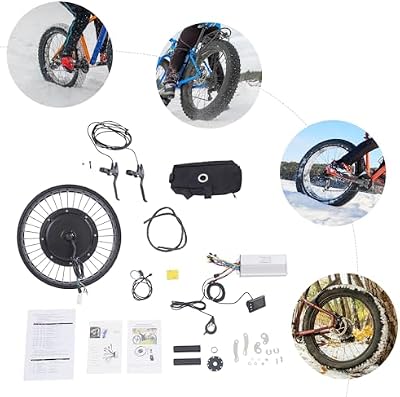 LTIGOAW 2000W conversion kit wheel and motor detail