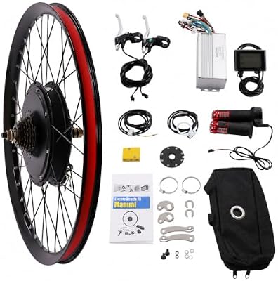 cofeco 72v 2000w rear Wheel hub e-bike conversion kit with LCD display
