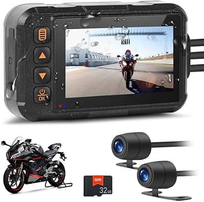 AMprime Motorcycle Dash Cam Review: Dual 720p Cameras With 3-Inch Screen