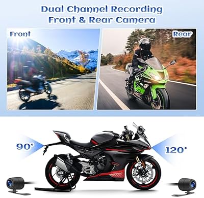 AMprime motorcycle dash cam wiring and mounting