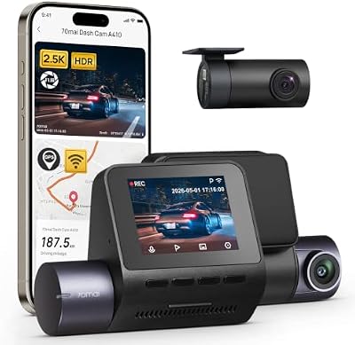 70mai A410 Dash Cam Review: 2.5K Front And Rear With GPS