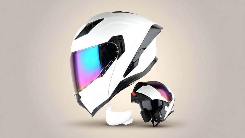 1Storm Modular Motorcycle Helmet Review: Dual Visor Flip Up Full Face