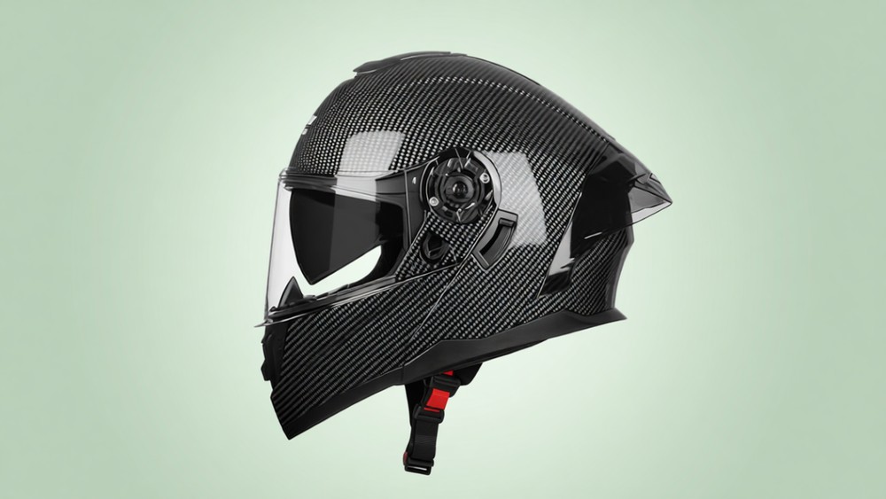 Crown Racing FL900 modular helmet with chin bar open