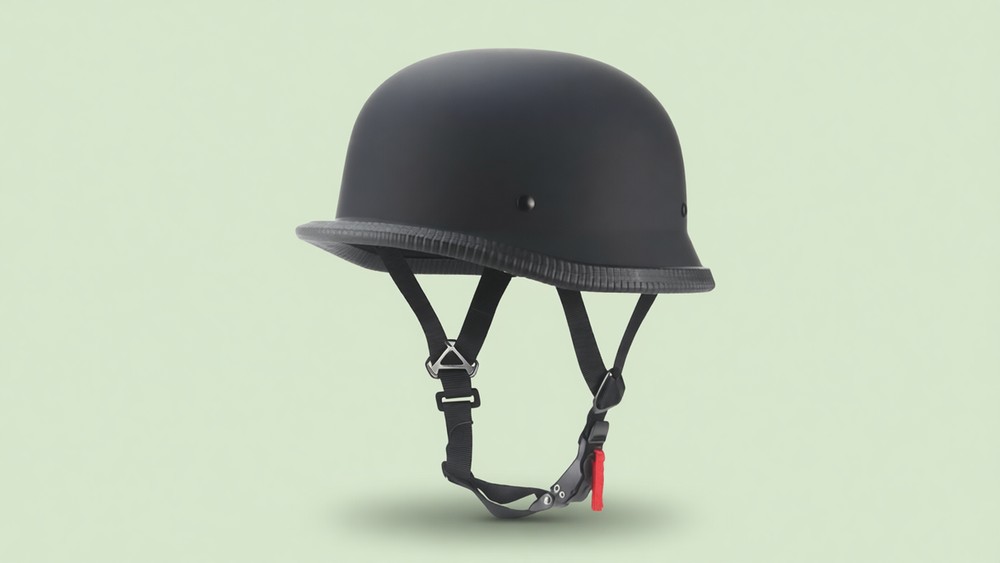 Detail shot of helmet