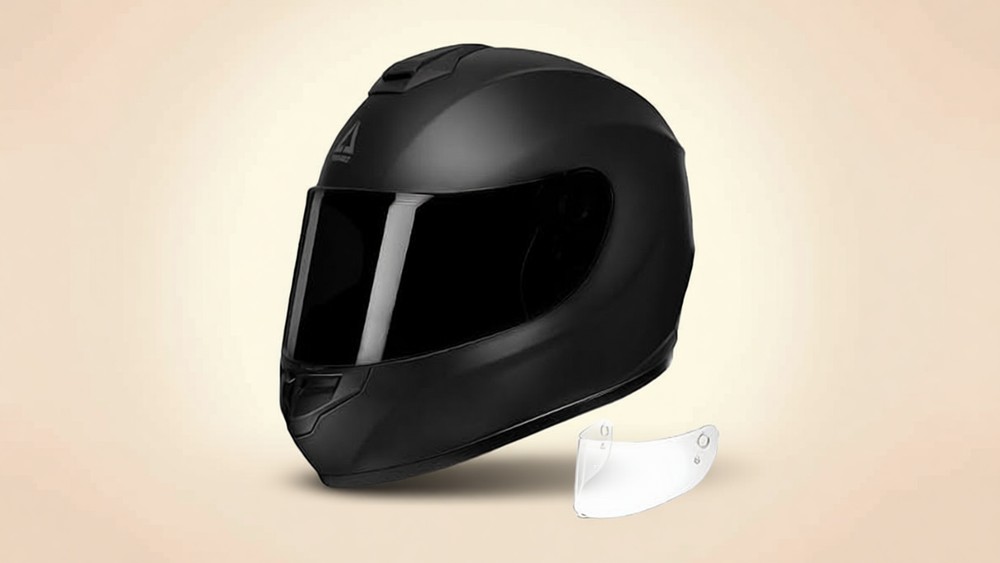 TRIANGLE TFF15 full face motorcycle helmet in matte black