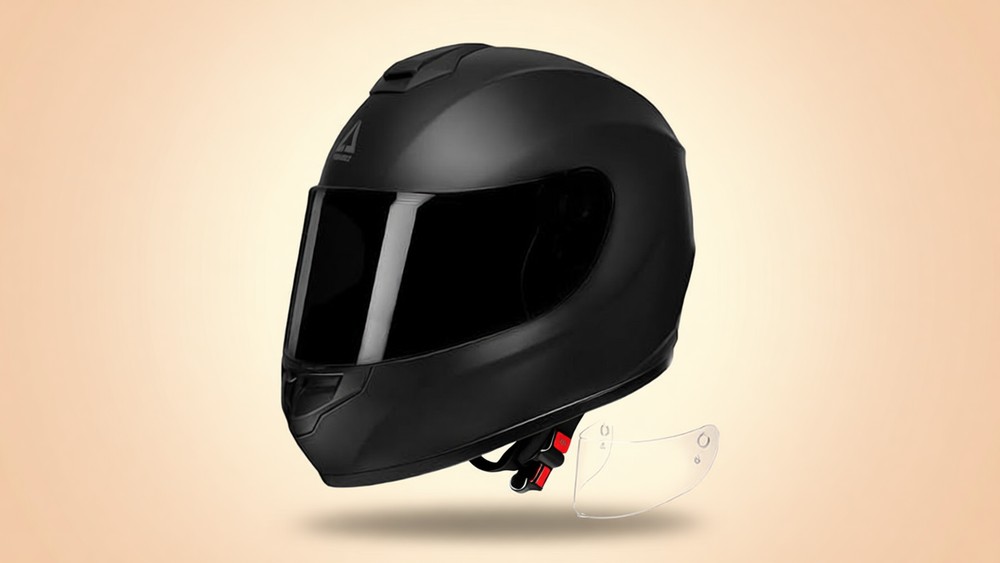 TRIANGLE TFF15 full face motorcycle helmet with dual visors