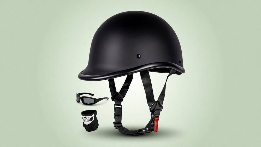Yesmotor low profile half helmet