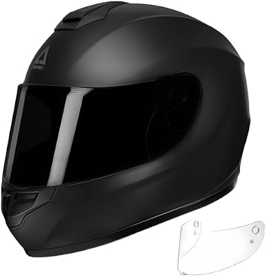 TRIANGLE TFF15 full face motorcycle helmet in matte black