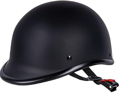 Yesmotor helmet worn showing low profile fit with goggles
