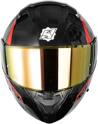 HAX Amatista modular motorcycle helmet detail view