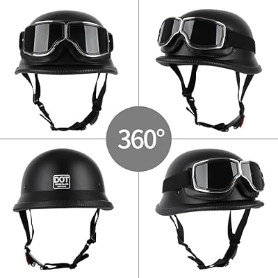 ZGMZLBBD helmet with DOT sticker & goggles detail 