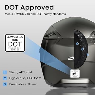 ANYPASS dual visor and interior