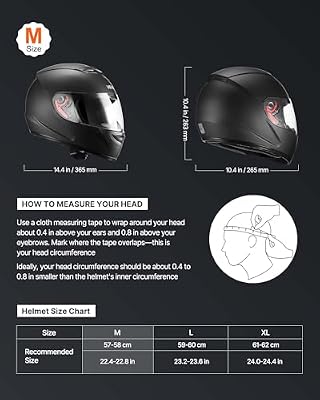 VEVOR full face helmet ABS shell detail