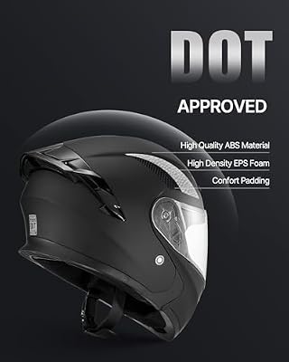 VEVOR Modular helmet interior showing detachable liner