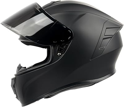 Orthrus full face motorcycle helmet detail view
