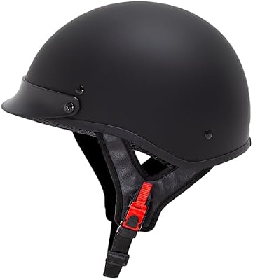 CARTMAN matte black half helmet medium size
