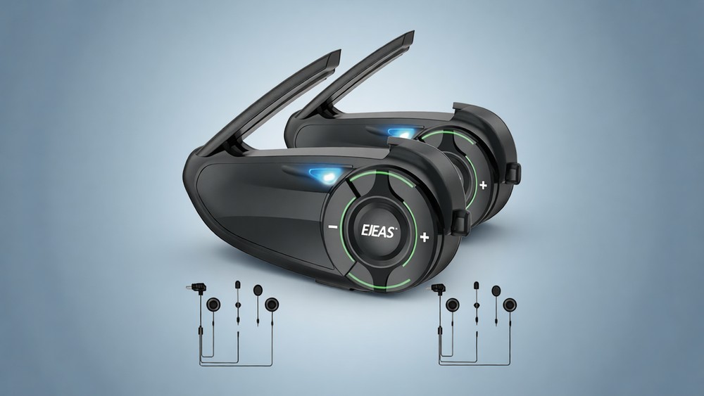 EJEAS Q8 Review: 6-Rider Mesh Intercom with Music Sharing and IP67
