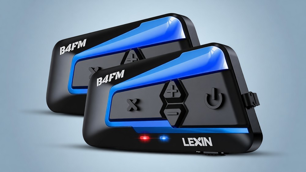 LEXIN B4FM motorcycle intercom 2-pack