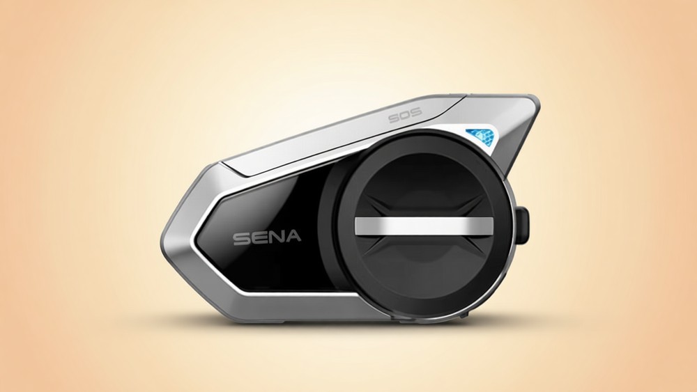 Sena 50S motorcycle intercom front view