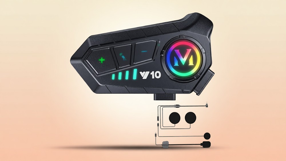 WNJACO Bluetooth 5.3 Motorcycle Intercom hero image