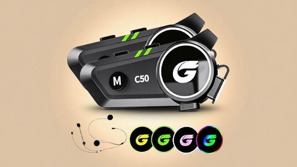 Zhongreat C50 motorcycle intercom headset