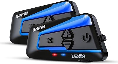 LEXIN B4FM 2-pack motorcycle intercom front view