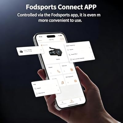 Fodsports FX8 Pro motorcycle Bluetooth intercom