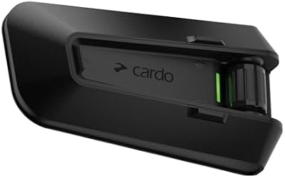 Cardo PACKTALK PRO magnetic mount on helmet