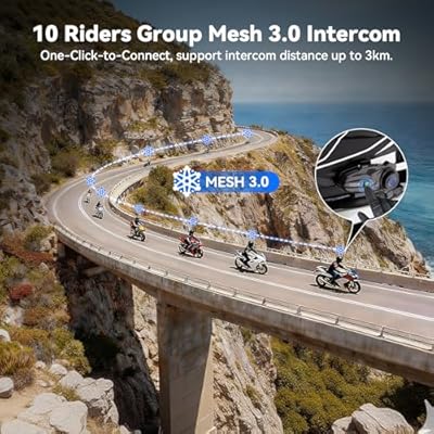 XGP X10 Mesh motorcycle intercom