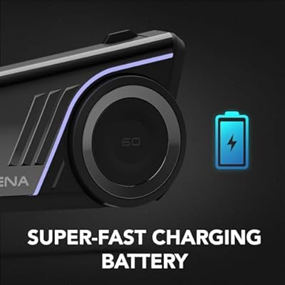 Sena 60S mounted on helmet