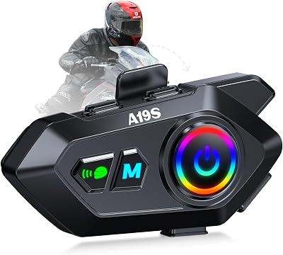 Khptop helmet Bluetooth headset front view