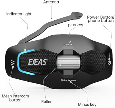 EJEAS X10 side view showing controls
