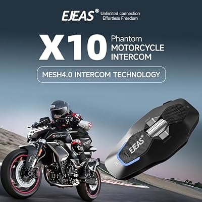 EJEAS X10 with helmet mount