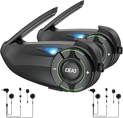 EJEAS Q8 mesh motorcycle intercom