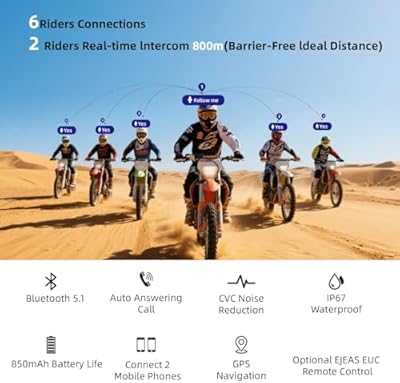 Novamente V6 Pro+ Bluetooth motorcycle intercom