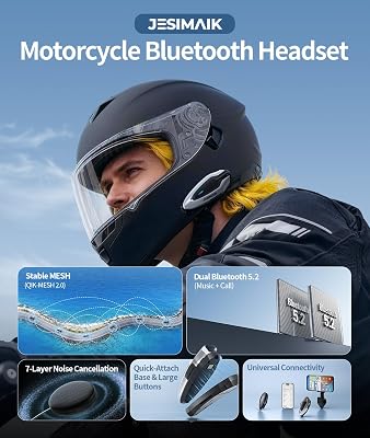 JESIMAIK 10-rider mesh intercom